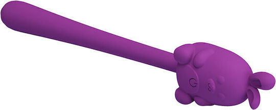Pretty Love Cute Bunny Flirting Stick Вибратор Заек 16.5cm Лилав