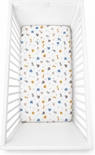 Детски Чаршаф За Количка Памучен с Ластик 60x120см
