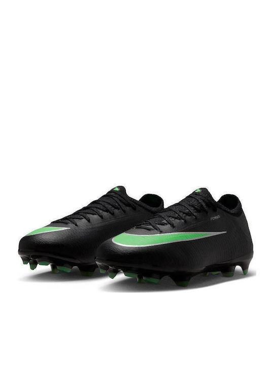 Nike Jr Vapor FG Kids Soccer Cleats Molded Black Nike Jr Vapor FG Kids Soccer Cleats Molded Black