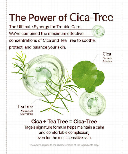 Tage Cica-Tree Cooling Gel Face Cleanser with Soothing Action 120ml