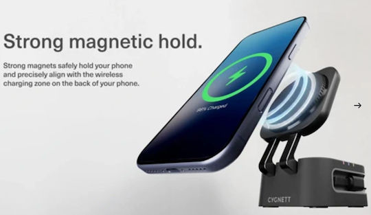 Cygnett Wireless Charger Qi Pad 22.5W Black