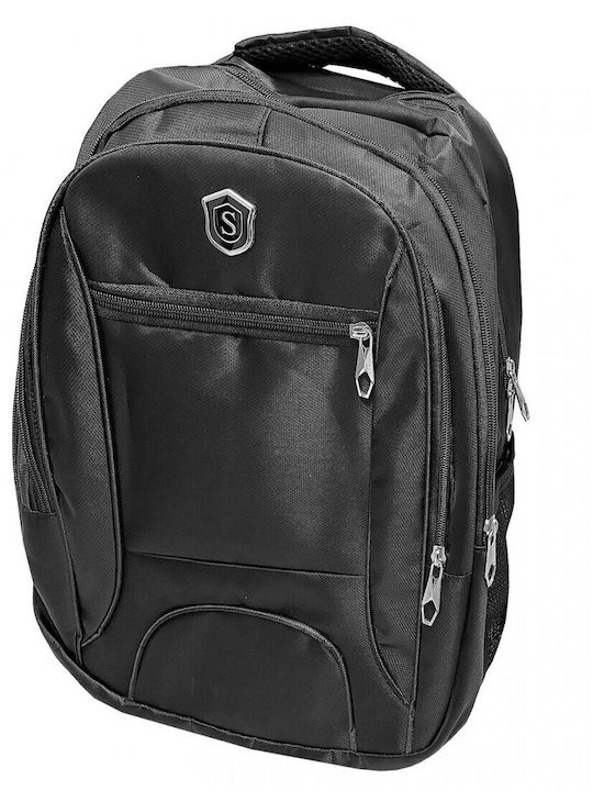 XMASfest School Backpack with Water Bottle Holder Black 32 x 20 x 44cm