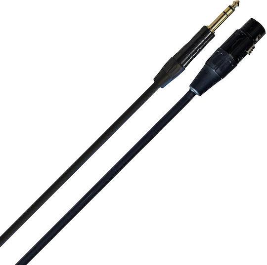 Proel Assembled Balanced Cable XLR female - 6.3mm male 1m (CHL210LU1)
