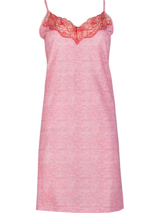 Pink Label Sommer Damen Nachthemd Cherry Blossom