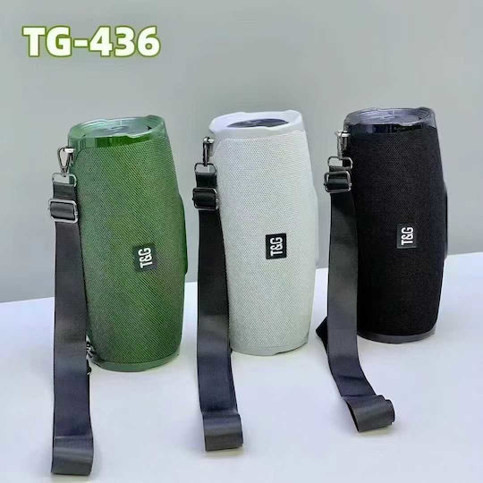 TG-436 Bluetooth високоговорител 20W с живот на батерията до 6 часа Черен