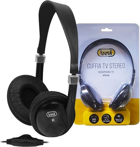Trevi HTV 636 Cu fir On Ear Căști Negre