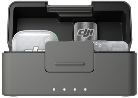 DJI Mic Mini 2S Drahtloses Mikrofon Pettu Nachrichten-1 TX + 1 Mobilempfänger + Ladehülle
