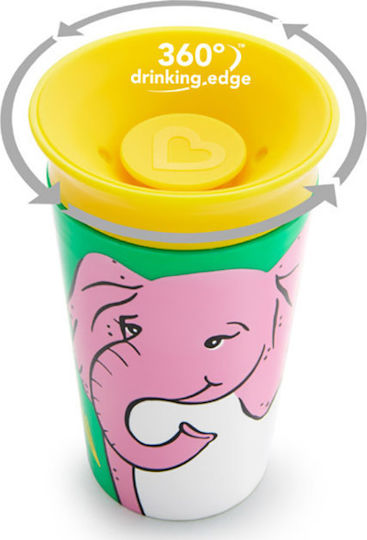 Munchkin Детска Чашка Miracle 360° Wildlove Sippy от Пластмаса Сив 266ml
