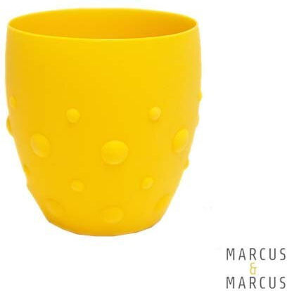 Marcus & Marcus Pahar pentru copii din silicon galben pentru 24m+