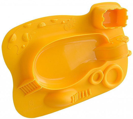 Marcus & Marcus Baby-Entwöhnungsprodukte Tastaturen Tablett Farbe Gelb aus Silikon