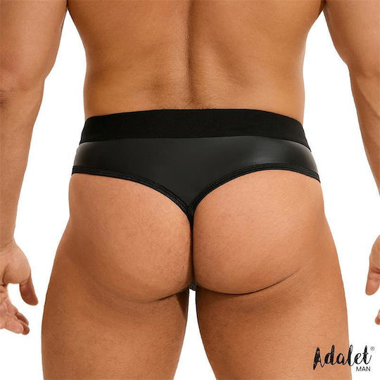 Adalet Men's Sexy Black Boxer