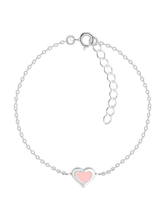 Callajewels Детски Комплект Колиета Сърце от Сребро