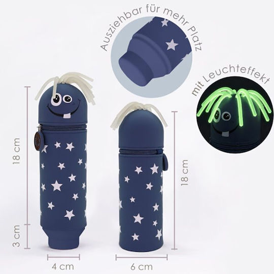 Lulubug Monster Gang Zilly Blue Pencil Case