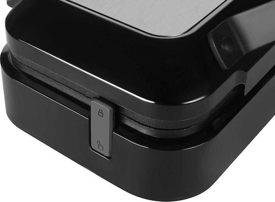Kraft & Dele Aparat de Vafe pentru Vafe Rectangulare cu 2 Compartimente 2200W