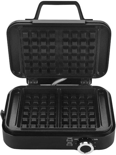 Kraft & Dele Aparat de Vafe pentru Vafe Rectangulare cu 2 Compartimente 2200W