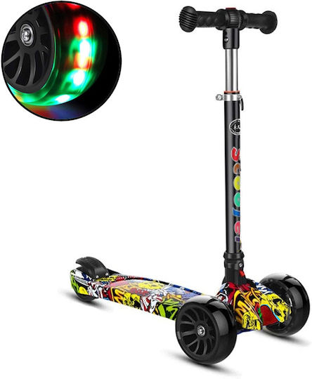 Factory Kids Scooter Foldable 3-Wheel for 3+ Years Multicolour