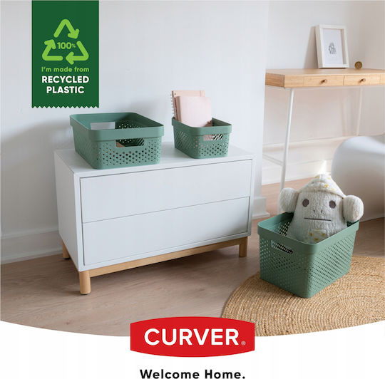 Curver Aufbewahrungskorb Kunststoff Grüner 17lt