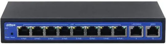 Dahua DH-EAC10-P Negestionat L2 PoE+ Switch cu 10 Porturi Gigabit (1Gbps) Ethernet