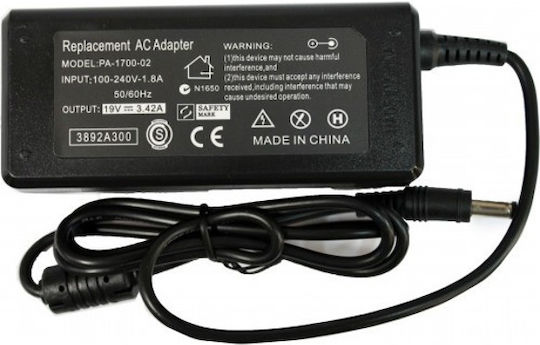 Laptop Charger 65W 19V 3.42A for Acer without Power Cable