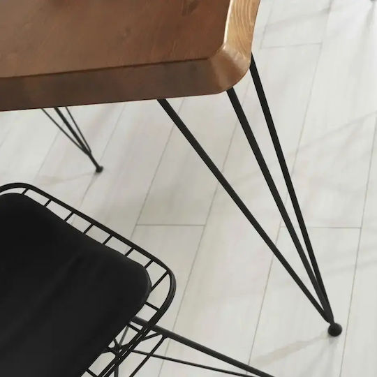 Μεταλλικό Πόδι Επίπλου 4τμχ Κατάλληλο για Τραπέζι / Τραπεζάκι 70cm Μαύρο