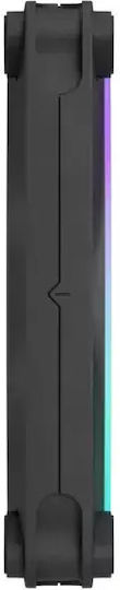 Fractal Design Dynamic 3 - 14 Вентилатор за кутия 140mm (1800rpm / 76.3cfm) Без светодиоди Осветление и Свързване 4-изводна ШИМ