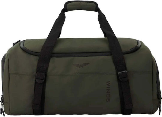 Wings Geantă Voiaj 36lt Verde Din Material Textil M56xL25xÎ26cm
