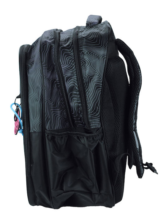 Gim KPOP Demon Hunters Huntrix School Backpack For Elementary With Water Bottle Holder Black 27L 35 X 20 X 46cm 2026