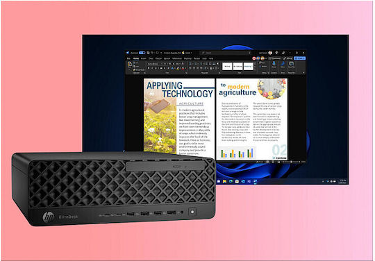 HP EliteDesk 8 SFF G1i Desktop PC (Ultra 7-265/16GB DDR5/512GB SSD/W11 Pro)