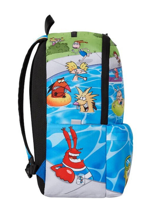 Σχολική Τσάντα Space Junk Spongebob Pool Party 45x31x20cm 920sjs132nsz