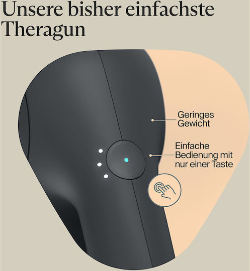 Therabody Relief Massage Gun for Body with Vibration Black