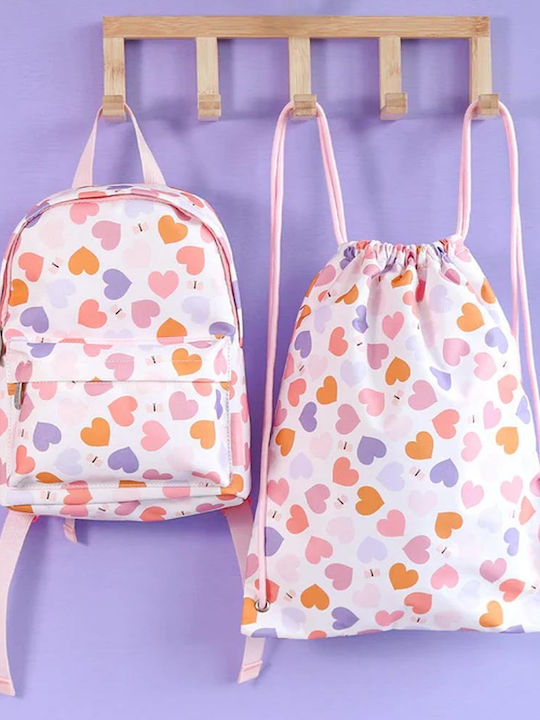 A Little Lovely Company Kindergarten Pink School Backpack