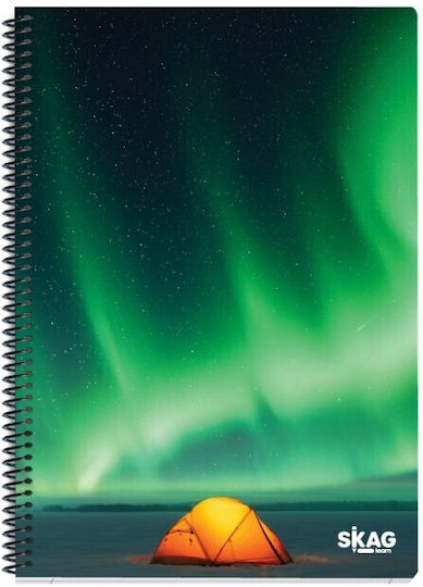 Fun Fashion Spiral Notebook Ruled A4 150 Sheets 5 Subjects University Fun (Miscellaneous Designs)