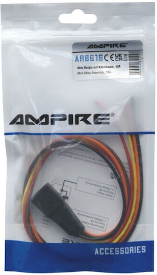 Ampire Ar8616 Мини Реле За Автомобил Фишка И Кабели