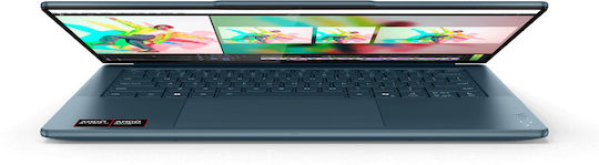 Lenovo Yoga Slim 7 14AKP10 14" OLED FHD+ (Ryzen AI 300 Series-7 345/32GB/1TB SSD/W11 Home) Tidal Teal (GR Keyboard)