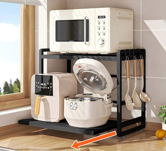 Suport pentru Cuptor cu Microunde Inox Albă