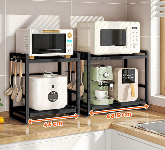 Suport pentru Cuptor cu Microunde Inox Albă