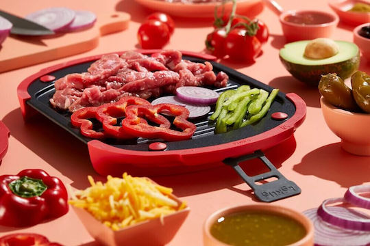Microwave Oven Baking Dish Lekue 1009082 27x20 7 8x4 4 From Platinum Silicone Steel Non Stick Coating 0 To +240c Red