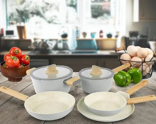 Westinghouse SteweHome Kochgeschirr-Set aus Aluminium mit Keramik-Innenbeschichtung 7 Teile Westinghouse SteweHome Kochgeschirr-Set aus Aluminium mit Keramik-Innenbeschichtung 7 Teile