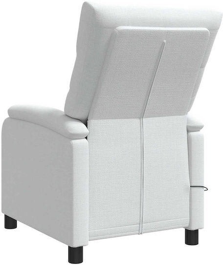 Relax Massage Armchair White 66x95x100cm