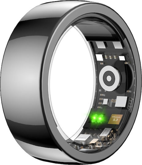 Riversong Riversong Trinity SR01 Intelligenter Ring 20mm Wasserdicht mit Herzfrequenzsensor Schwarz