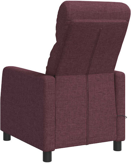 Πολυθρόνα Relax Massage Μοβ 66x95x100cm