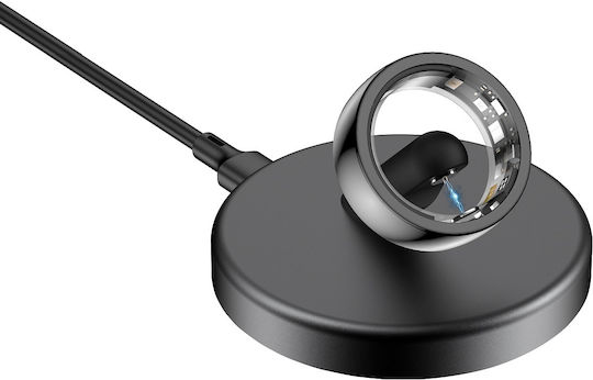 Riversong Riversong Trinity SR01 Intelligenter Ring 20mm Wasserdicht mit Herzfrequenzsensor Schwarz