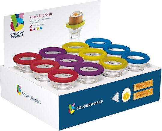 Colourworks Suport Pentru Ouă Din Sticlă Verde