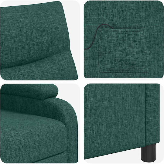Релакс 66x95x100см Тъмнозелен Релакс 66x95x100см Тъмнозелен
