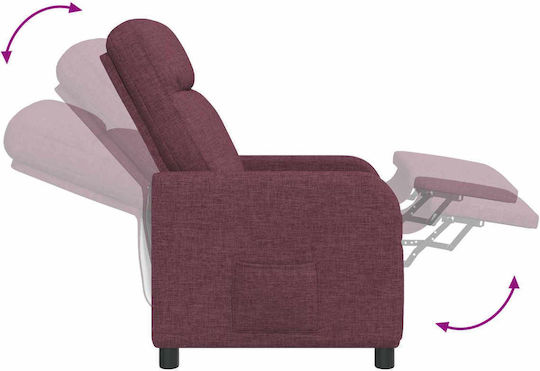 Relax Massage Sessel Lila 66x95x100cm