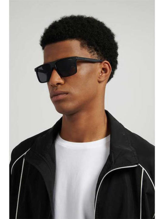 Carrera C Sport Unisex Sunglasses with Black Horn-Rimmed Frame and Grey Lens