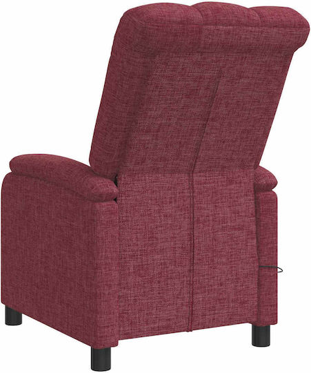 Relax Armchair Massage Red 66x95x100cm
