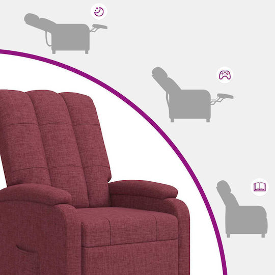 Relax Armchair Massage Red 66x95x100cm