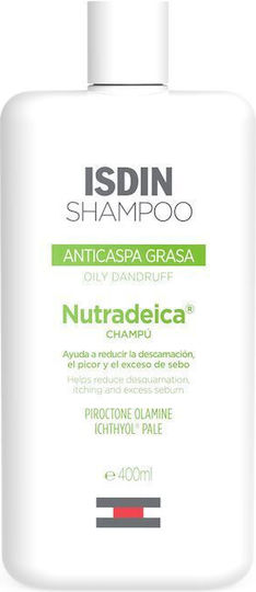 Isdin Nutradeica Fat Mătreață Sampon De Par Contra Mătreții 400ml