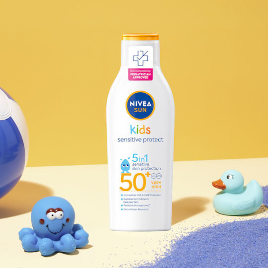 Nivea Babies & Kids Sensitiver Schutz SPF50 Kinder Sonnenschutzmittel Emulsion für Gesicht 200ml